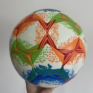 Factory Direct Wholesale Eco Friendly Thermal Bonded PU Lightweight Durable Indoor/Outdoor Soccer <b>Ball</b> Standard Size 5 Sports - Product Image 5