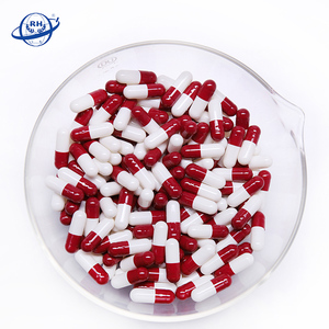 Rood Wit Capsule Pil Maat 0 00 Vegetarische Biologisch Afbreekbare Capsule In Leeg - Product Image 1