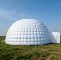 Dôme de projection gonflable double couche quatre saisons de qualité commerciale en tissu PVC, 100m, portable, étanche, pour planétarium