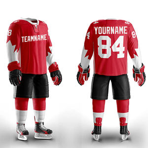 <span class=keywords><strong>Maillot</strong></span> de hockey personnalisé avec logo, broderie personnalisée, sublimation vierge, <span class=keywords><strong>maillot</strong></span> d'entraînement de hockey sur glace à vendre - Product Image 4