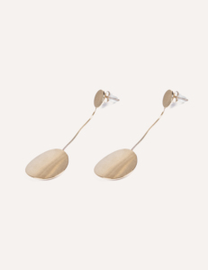 CUCOCUCA YXQ E64 Orecchini a Perno Raffinati in Acciaio Inossidabile con Finitura Dorata, Design Minimalista ed Elegante - Product Image 2