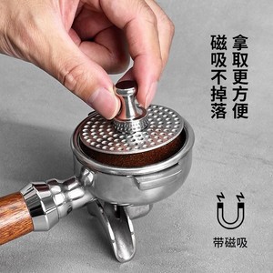 Herramienta de <span class=keywords><strong>Barista</strong></span> en Forma de Disco de Aleación de Aluminio Ecológica de Venta Directa de Fábrica Mischief Workshop - Tamper Mágico para Espresso N52 - Product Image 3