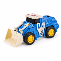 Truk Deformasi 2 in 1 Inertial Kustom OEM Menjadi Mobil Robot Morandi 3 Warna Campuran dengan Senjata untuk Anak-Anak