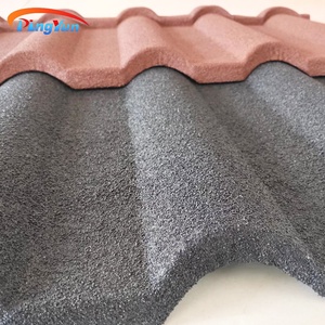 Láminas de Techo con Recubrimiento de Piedra <span class=keywords><strong>Illa</strong></span>, Tejas Metálicas Decorativas para Diseño de Villas Modernas - Product Image 4