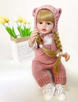 Poupée bébé réaliste en vinyle souple 45 cm, poupée reborn réaliste, jouet pour fille, poupée bébé de simulation pour enfants