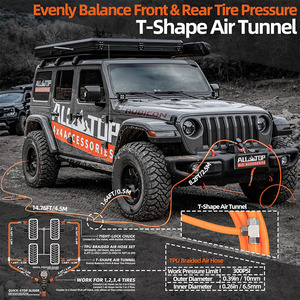 نظام رقمي عالي الجودة لضبط ضغط الإطارات 4 اتجاهات، لملء وتفريغ الهواء للإكسسوارات المخصصة للطرق الوعرة - Product Image 4