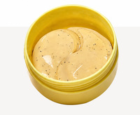 Masque pour les yeux au gingembre, au rétinol et à la caféine, formule personnalisée, patchs en gel pour le contour des yeux, OEM ODM, anti-cernes, soin des yeux