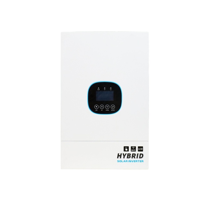 High-Frequency Hybrid Inverter 5.6kW DC AC 48V 220V 100A Charger for Home Use Grid/Off-Grid with BMS Connection Support