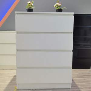 Archivador de <span class=keywords><strong>4</strong></span> <span class=keywords><strong>Cajones</strong></span>, Organizador de <span class=keywords><strong>Cajones</strong></span>, Estilo Nórdico Simple, <span class=keywords><strong>Cajonera</strong></span> <span class=keywords><strong>Blanca</strong></span> - Product Image 3