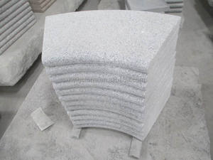 Design moderne G654 <span class=keywords><strong>Dalle</strong></span> de granit polie finition de surface aiguisée pour piscine extérieure Copings Villa Tuile flambée utilisation extérieure - Product Image 3