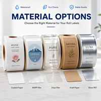 Étiquettes rondes personnalisées en PET imperméables, autocollants adhésifs avec logo personnalisé pour boulangerie, boîte cadeau alimentaire, bougie et emballage artisanal