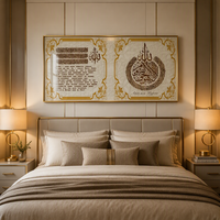 Peinture murale abstraite islamique personnalisée en porcelaine cristalline, vente chaude, avec éclairage LED, pour salon, bureau et décoration intérieure