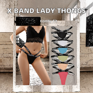 Ventes en gros de sous-vêtements sexy en coton pour femmes, culottes à taille basse, string à bande <span class=keywords><strong>X</strong></span>, culottes respirantes en tricot avec une bonne élasticité pour les femmes mûres - Product Image 2