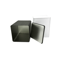 Boîte en métal rétro blanche 90, emballage métallique mat exquis et populaire pour thé, pizza, gâteau, pain, aliments pour bébés et plus encore