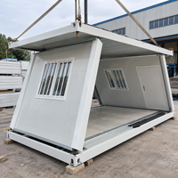 Maison conteneur modulaire pliable de type Z, bureau, entrepôt, magasin, résistante aux tremblements de terre, facile à déplacer, préfabriquée, personnalisable
