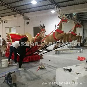 Décorations de Noël personnalisées en fibre de verre, figurines de dessins animés pour l'affichage d'animations cinématographiques - Product Image 5