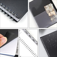 Agenda Diaria 2026 en Inglés, Formato A4, Diseño Simple, Gestión del Tiempo, Regalo, Cubierta de Polipropileno, Diario con Espiral