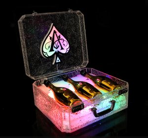 Vini vetrina grande capacità asso vanga glorificatore custodia per Champagne elegante per feste valigia - Product Image 4