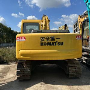 Excavadora de cadenas Komatsu PC120-6, miniexcavadora hidráulica amarilla de 12 toneladas para construcción - Product Image 3