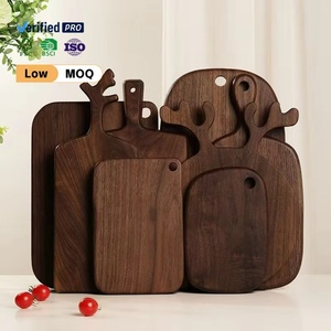 <span class=keywords><strong>Planche</strong></span> à découper en noyer noir sur mesure, vente directe d'usine, idéale pour charcuterie, hachage et découpe de viande - Product Image 1