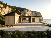 116 ㎡   Villa modulaire 5 chambres, aménagement familial spacieux, système de maison intelligente et solution clé en main