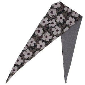 Écharpe en satin imprimée à lettres, col fin, longue et étroite, avec ruban à nouer, pour sac à main femme - Product Image 4