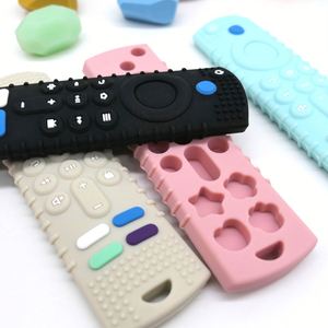 Silicone Baby Teething Toy Anti-Hand Chewing <b>TV</b> Remote Control Shape Chewable 0-24 Months - Product Image 3