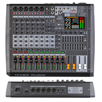 Mezclador de Audio Profesional HL-G10 de 10 Canales con Doble Efecto DSP 99, Grabación OTG, BT 5.0 y Alimentación Phantom de 48V para Estudio y Escenario