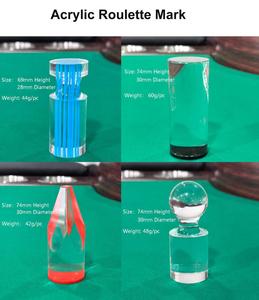 Marcador de Póker Profesional para Casino, Diseño Tipo Cristal, Multi-Estilo, Duradero, para Torneos y Salas de Póker - Product Image 3