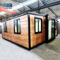 Grand-mère Appartement 20Ft 40Ft Luxe 40 Ft Conteneur Extensible Portable Maison Préfabriquée 2 3 4 5 Chambre Mobile Préfabriqué Villa Pliante
