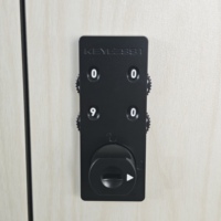 Armoire casier en MDF de qualité E1 Brikley avec noyau HDF et serrure électronique RFID pour bureau, école, salle de sport