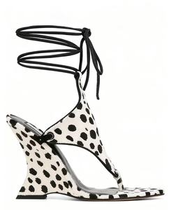 Sandali da donna con <span class=keywords><strong>tacco</strong></span> alto a <span class=keywords><strong>tacco</strong></span> alto da donna con spalline e spalline con spalline larghe scarpe per l'estate e l'autunno - Product Image 5