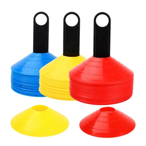 Conos marcadores de plástico coloridos Equipo de fútbol esencial para entrenamiento de velocidad y agilidad - Product Image 2