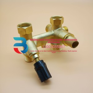 Conjunto de válvula de tres vías montado en la pared con motor de inversión para componentes del circuito de agua de la caldera - Product Image 6