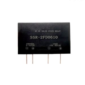 PCB ในสายเล็ก DC โซลิดสเตทรีเลย์5A 25A 10A 60V 400V SSR-2FD0625 600VDC SSR-2FD6005 SSR-2FD0610 SSR-2FD4010 - Product Image 1