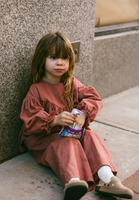 Ensemble deux pièces pour filles, ensemble d'été pour filles, costume long en coton et lin, ensemble de vêtements pour bébé, ensembles de vêtements pour filles de 0 à 8 ans