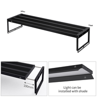 Lampe d'aquarium série WEEK AQUA L avec support extensible Lampe plantée d'aquarium à spectre complet RGB + UV pour aquarium d'eau douce