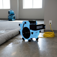 Séchoir professionnel pour tapis, ventilateur souffleur portable à 6 directions de soufflage, idéal pour la restauration après inondation - Vente chaude