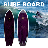 Planche de surf en EPS pour rider, prix de gros, 5'10\", planche en fibre de verre rigide, mousse, peinture, époxy, FISH