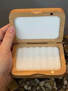 Scatola di mosca in legno JUNJI scatola di attrezzatura da pesca Premium fatta a mano regalo perfetto per i pescatori padre - Product Image 4