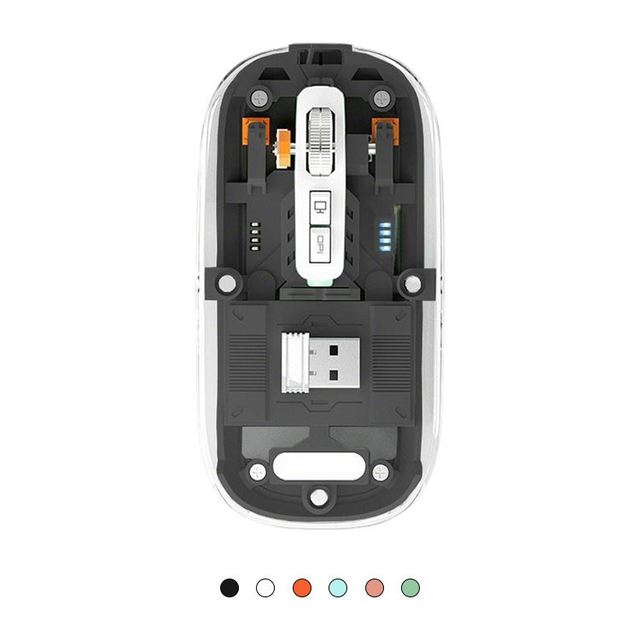 Wholesale  Mouse Wireless Transparent Stylish Minimalist Multiple Colors  Mouse for Home Use