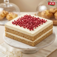 Heetverkopende gevriesdroogde frambozenchips, Chinese producten met bulk FD-droogproces, gesneden chips, cake.