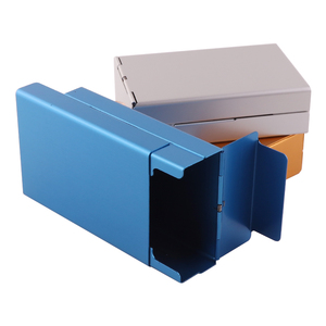 Erliao <span class=keywords><strong>Portasigarette</strong></span> in Alluminio Personalizzato con Logo, Custodia Protettiva per Sigarette e <span class=keywords><strong>Accendino</strong></span> - Product Image 2