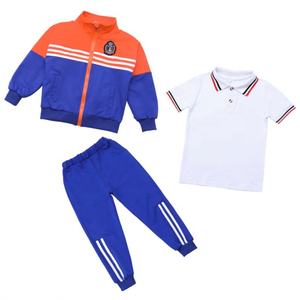 Camiseta de algodón para niños, <span class=keywords><strong>polo</strong></span> de verano para guardería, ropa barata para niños pequeños, uniformes escolares coreanos de Argelia - Product Image 6