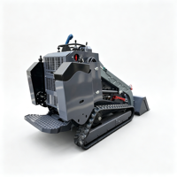 Mini Skid Steer Crawler Loader Diesel Baru yang Tangguh dengan Momen Beban Tinggi untuk Penggemburan dan Pengangkutan Tanah di Kebun dan Lahan Pertanian