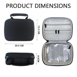 BRN <span class=keywords><strong>Hard</strong></span> Travel Electronic Organizer <span class=keywords><strong>EVA</strong></span>-Gehäuse für Netzteil-Ladegeräte Kabel Power Bank USB-Flash-Disk SD-Karte - Product Image 3