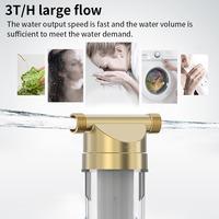 Filtre pour robinets domestiques, préfiltre en alliage pour chauffe-eau, filtre central pour toute la maison, purificateur d'eau central