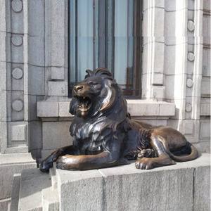 <span class=keywords><strong>Statue</strong></span> di <span class=keywords><strong>leoni</strong></span> in bronzo con scultura animale in metallo a grandezza naturale personalizzata - Product Image 5