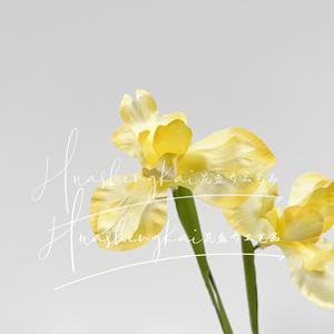 Artificial Iris <b>Flowers</b> Silk <b>Flower</b> <b>Single</b> Branch High Simulation Wedding Home Decoration Natural Style - Product Image 4