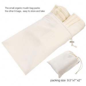 Grand sac à pain en coton biologique - Product Image 4